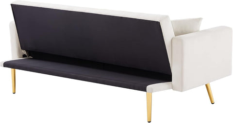 Ivory Dream | Convertible Tufted Sofa Cum Bed