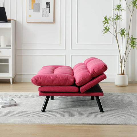 Blush Haven | Convertible Tufted Sofa Cum Bed