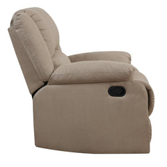 E-Furniture Nashville Manual Single seater Recliner in Biege Color - E-FURNITURE