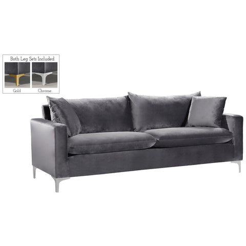 E-Furniture Philadelphia Couch | 5 Seater Couch In Blue Colour - E-FURNITURE