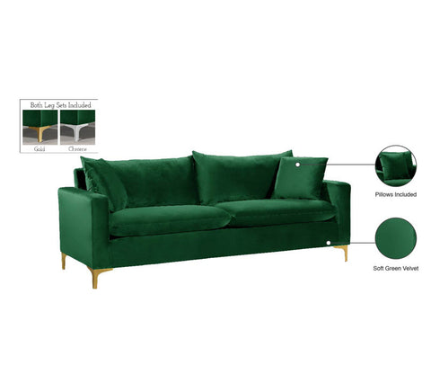 E-Furniture Philadelphia Couch | 5 Seater Couch In Blue Colour - E-FURNITURE