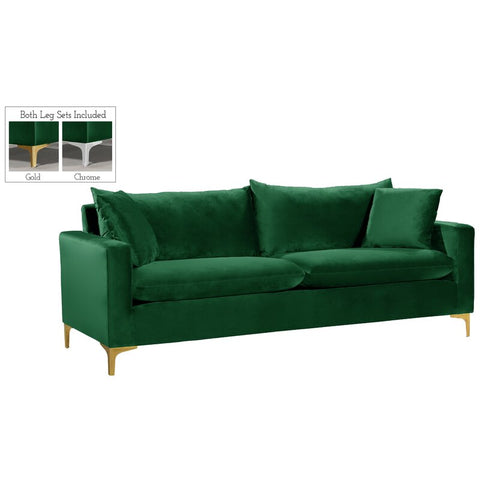 E-Furniture Philadelphia Couch | 5 Seater Couch In Blue Colour - E-FURNITURE