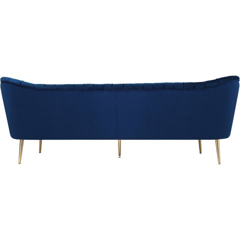 E-Furniture Columbus Couch | 3 seater Couch in blue colour - E-FURNITURE