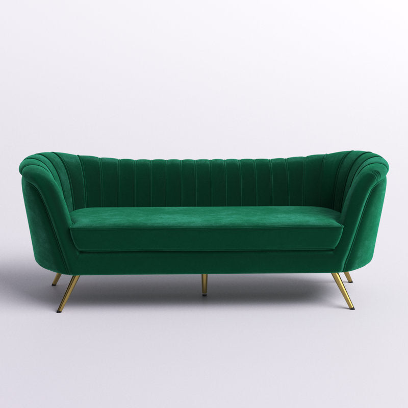E-Furniture Columbus Couch | 3 seater Couch in blue colour - E-FURNITURE