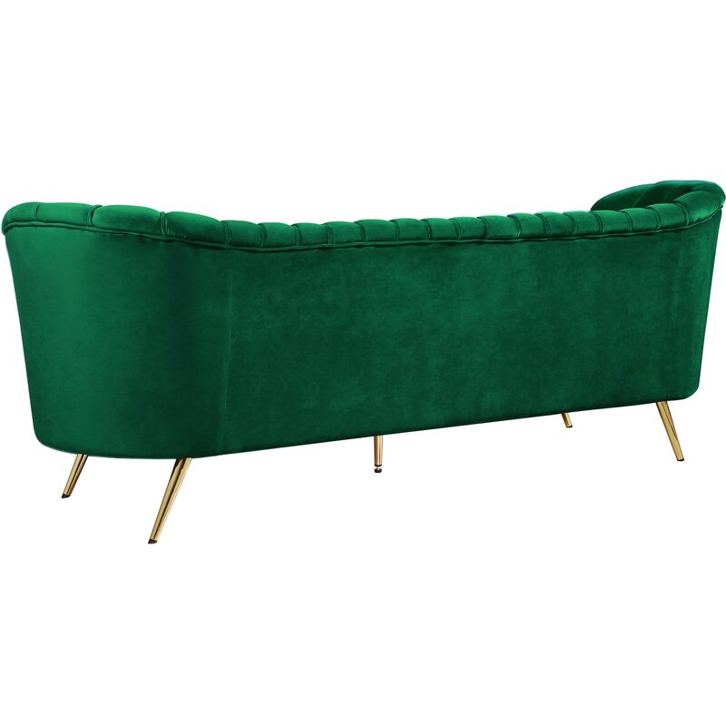 E-Furniture Columbus Couch | 3 seater Couch in blue colour - E-FURNITURE