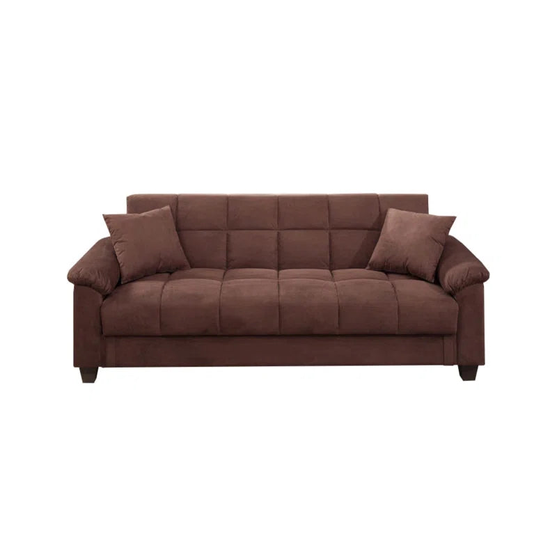 E-Furniture Blender Sofa Cum Bed | Sofa Cum Bed In Brown Color