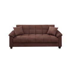 E-Furniture Blender Sofa Cum Bed | Sofa Cum Bed In Brown Color