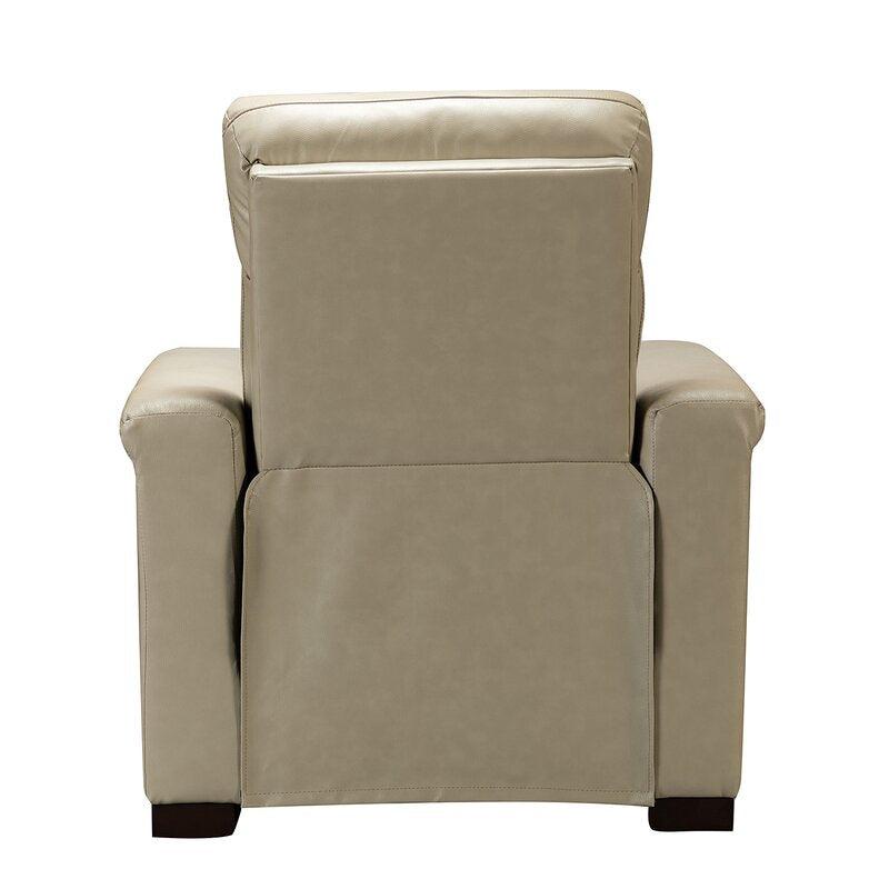 E Furniture Arizona Single seat Automatic recliner in leather - E-FURNITURE