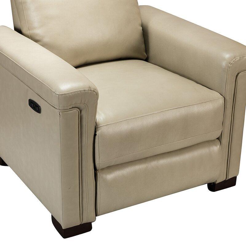 E Furniture Arizona Single seat Automatic recliner in leather - E-FURNITURE