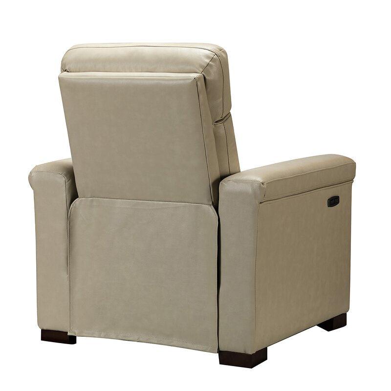 E Furniture Arizona Single seat Automatic recliner in leather - E-FURNITURE