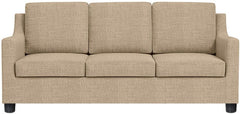E-Furniture Nairobi Sofa Pack For Living Room In cream colour jute fabric . - E-FURNITURE