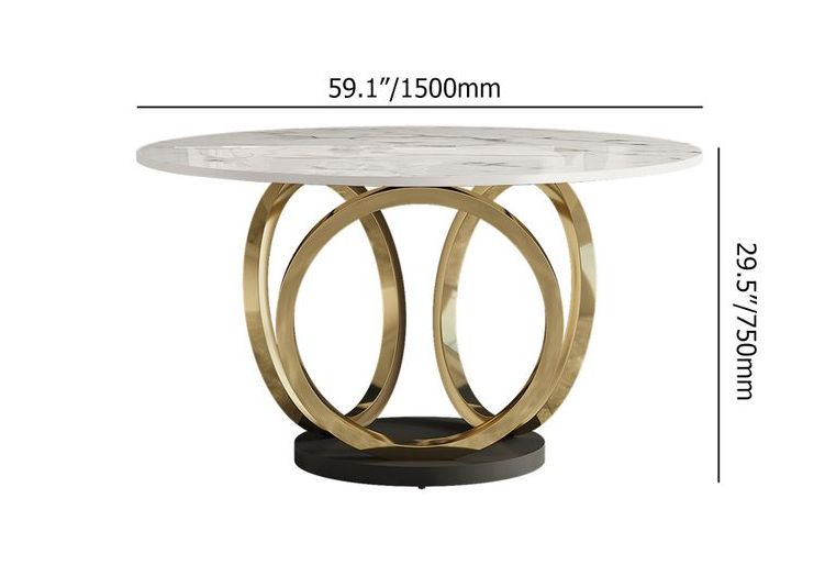 E-Furniture Chicago Dining Table - E-FURNITURE