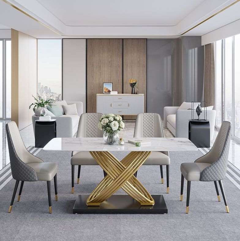 E-Furniture Dallas Dining Table - E-FURNITURE