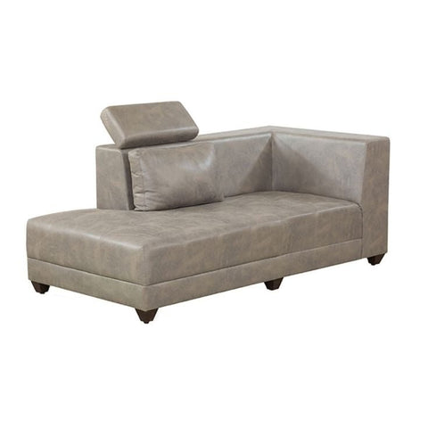 Metro Chic | Skyline Loft L-Shaped Sectional Sofa, Light Gray