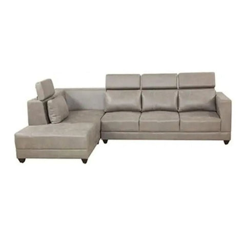 Metro Chic | Skyline Loft L-Shaped Sectional Sofa, Light Gray