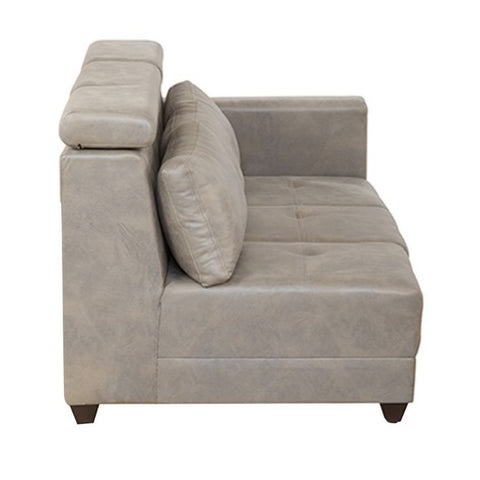 Metro Chic | Skyline Loft L-Shaped Sectional Sofa, Light Gray
