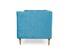 Sapphire Elegance | Regency 3+2 Sofa Set, Deep Blue
