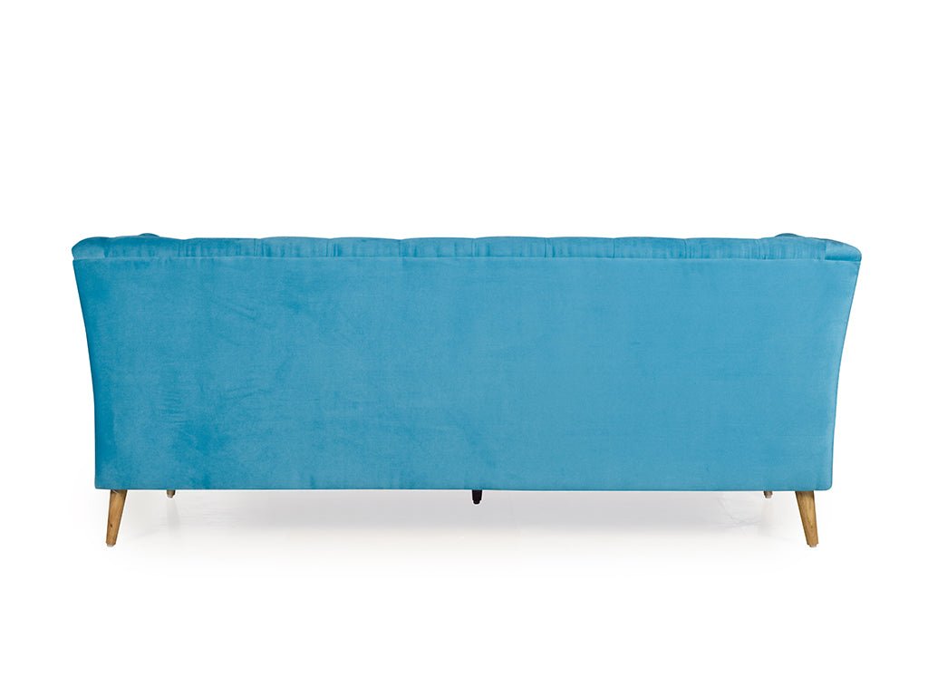 Sapphire Elegance | Regency 3+2 Sofa Set, Deep Blue