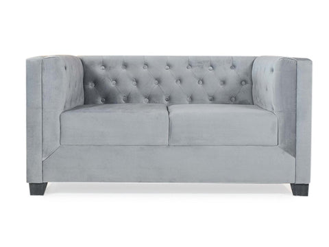 Urban Comfort | Bellevue Tufted 3+2 Sofa Set, Grey