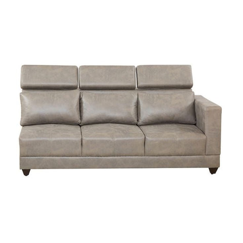 Metro Chic | Skyline Loft L-Shaped Sectional Sofa, Light Gray