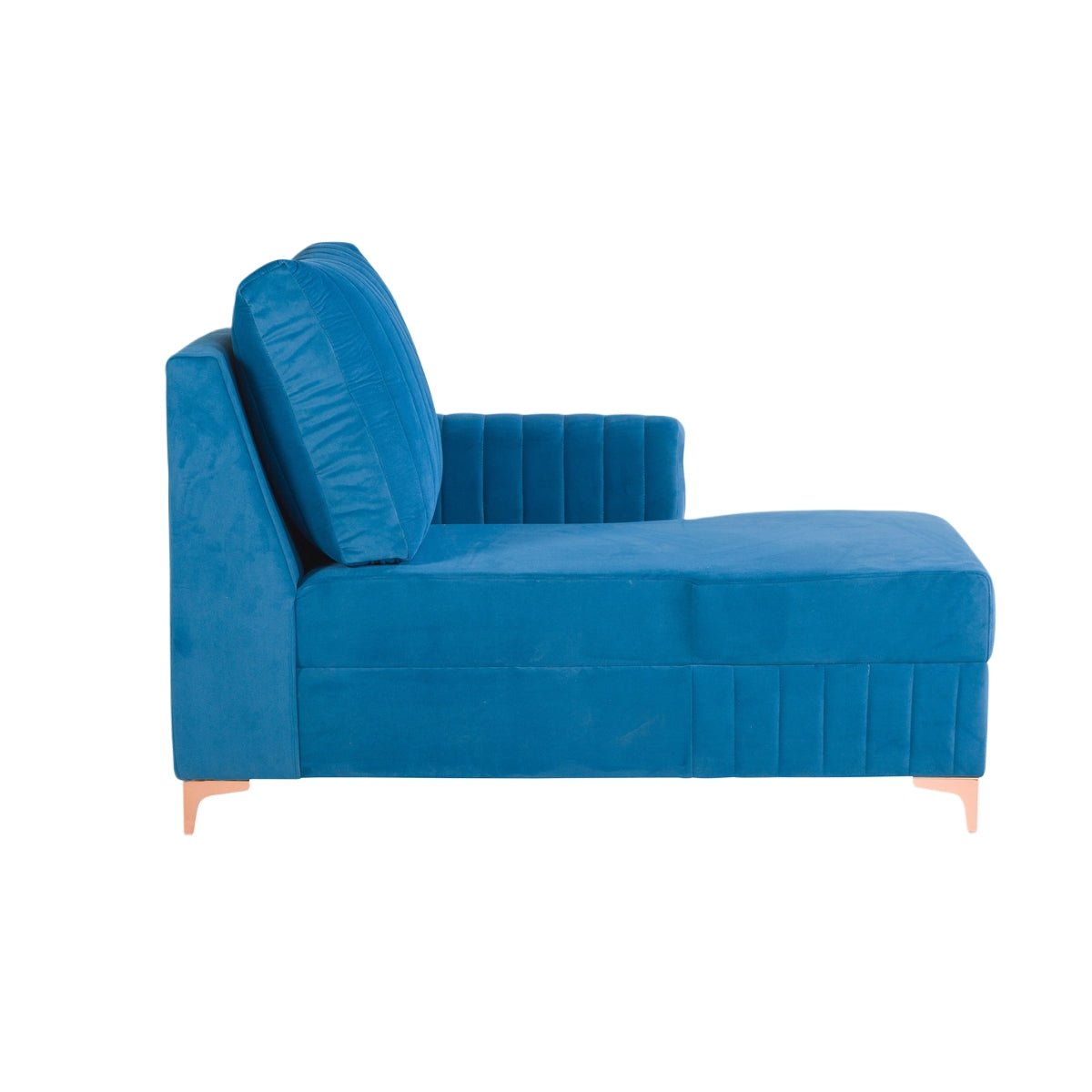 Ocean Calm | Indigo Bliss L-Shaped Sectional Sofa, Deep Blue