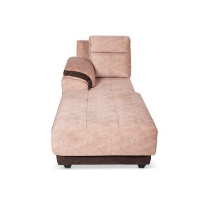 Zenith Home | Majestic Comfort L-Shaped Sectional Sofa, Beige and Espresso