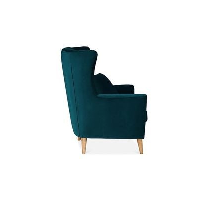 Teal Oasis | Nova High-Back Armchair, Teal