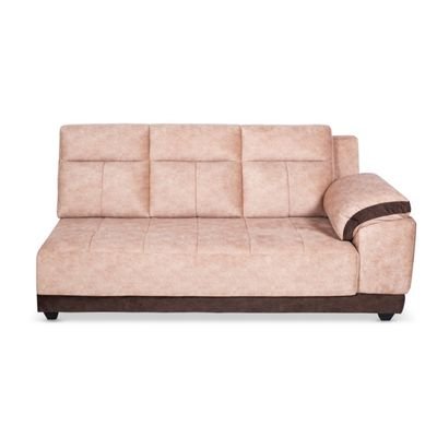 Zenith Home | Majestic Comfort L-Shaped Sectional Sofa, Beige and Espresso