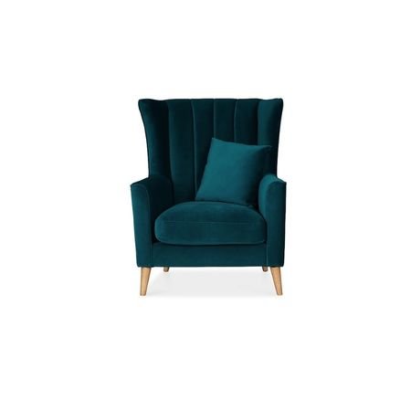 Teal Oasis | Nova High-Back Armchair, Teal