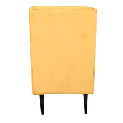 Golden Embrace | Haven Wingback Armchair, Sunshine Yellow
