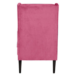 Blush Serenity | Reverie High-Back Wing Chair, Rose Pink