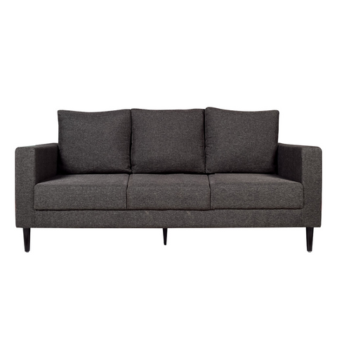 Slate Elegance | Highgrove 3+2 Sofa Set, Charcoal Gray