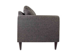 Slate Elegance | Highgrove 3+2 Sofa Set, Charcoal Gray