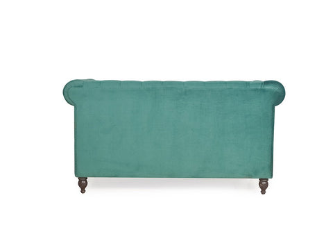 Emerald Opulence | Chesterfield 3+2 Sofa Set, Green Velvet