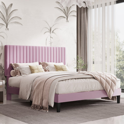 The e-Furniture Blush Haven Upholstered Bed