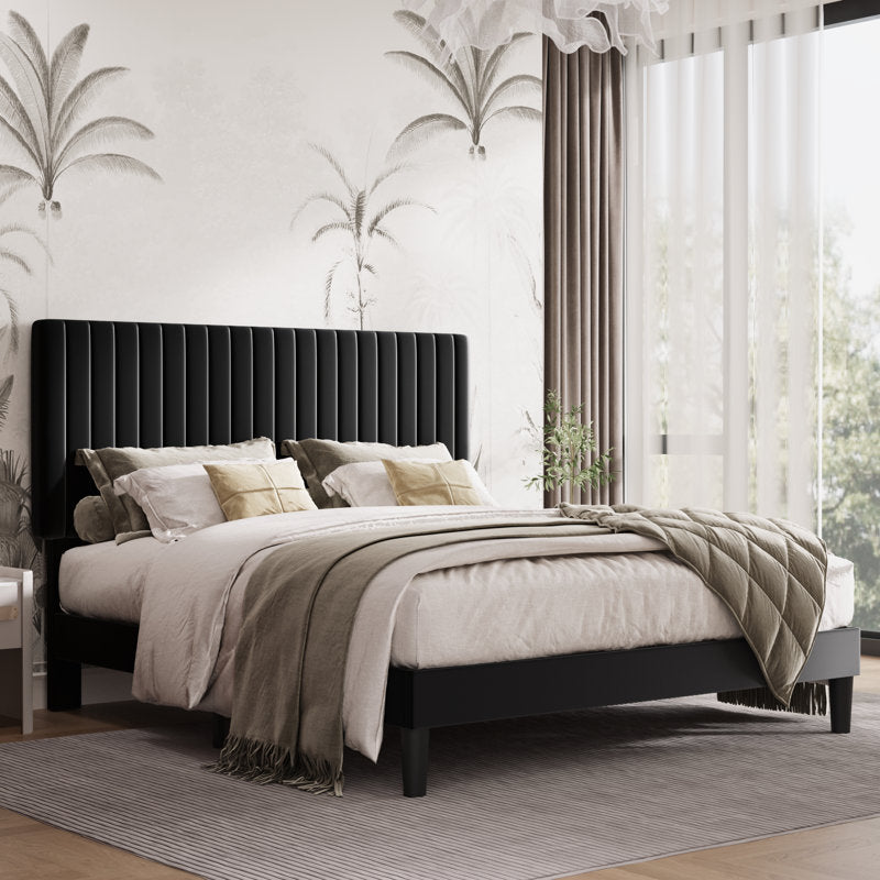 The E-Furniture Blissful Haven Upholstered Bed