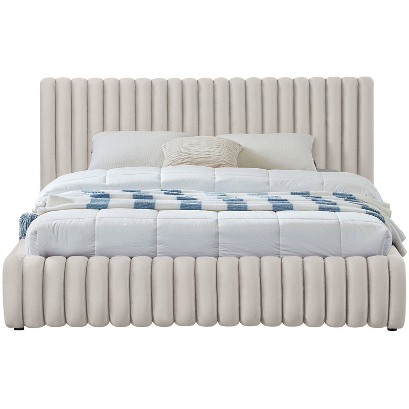 The e-Furniture Noir Elegance Upholstered Bed