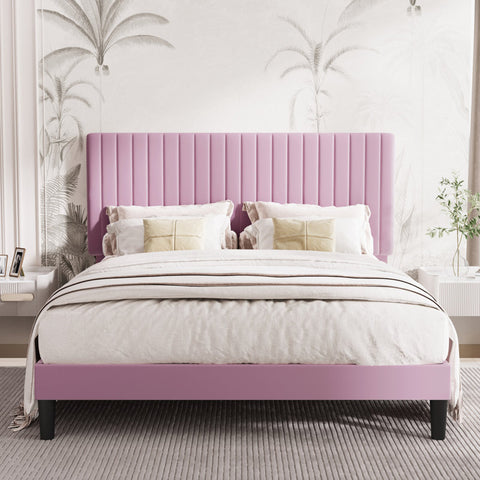 The e-Furniture Blush Haven Upholstered Bed