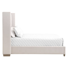 E-Furniture | Whispering Breeze Upholstered Queen Size Bed, Misty Lavender