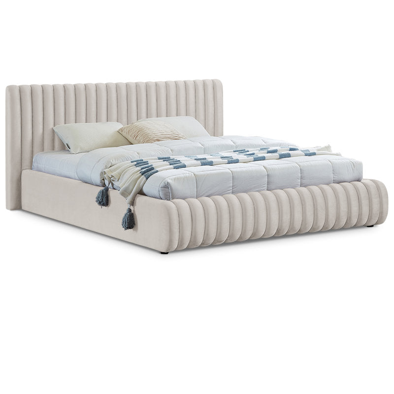 The e-Furniture Noir Elegance Upholstered Bed
