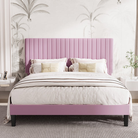 The e-Furniture Blush Haven Upholstered Bed
