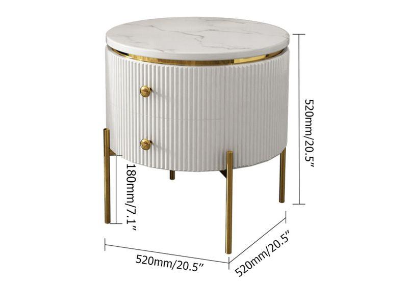 E-Furniture Atlanta Side Table - E-FURNITURE