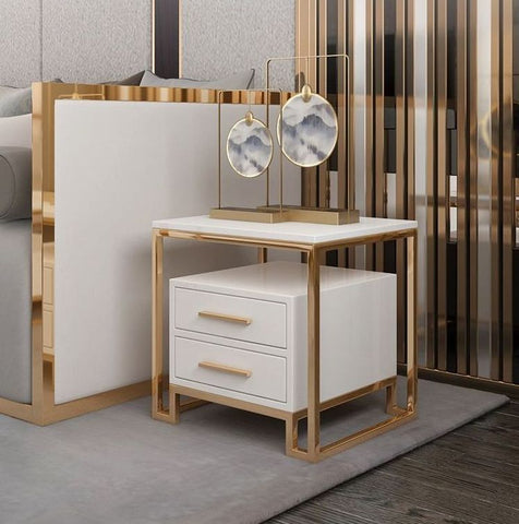 E-Furniture Detroit Side Table - E-FURNITURE