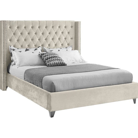 Ivory Serenity | Tufted Upholstered Bed