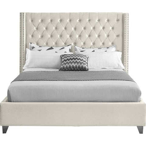 Ivory Serenity | Tufted Upholstered Bed