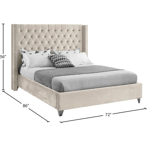Ivory Serenity | Tufted Upholstered Bed