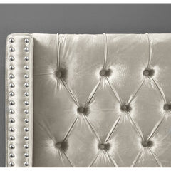 Ivory Serenity | Tufted Upholstered Bed