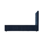 E-Furniture | Athena Royale Upholstered King Size Bed, Midnight Blue - Image 2
