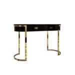 E-Furniture LosAngeles Console Table white and gold - Image 2