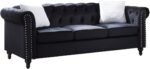 E-Furniture Shadow Ebony 3+2 Sofa Pack In Brown Colour - Image 2